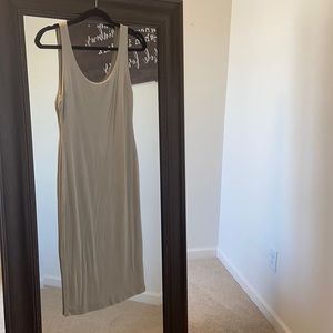 Grey Maxi-midi dress